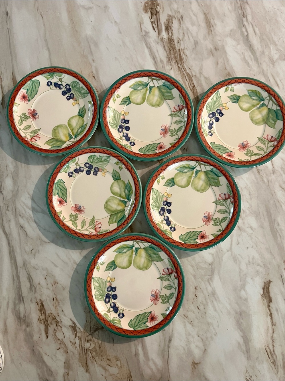 JOHNSON BROs Saucers Autumn Grove (6)